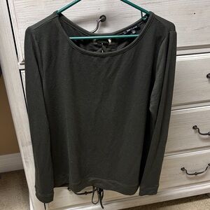 Women’s top. Dark olive green
